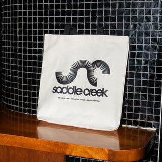 Saddle Creek New Wave Logo Tote