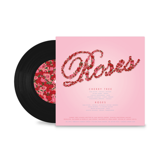 Cherry Tree b/w Roses