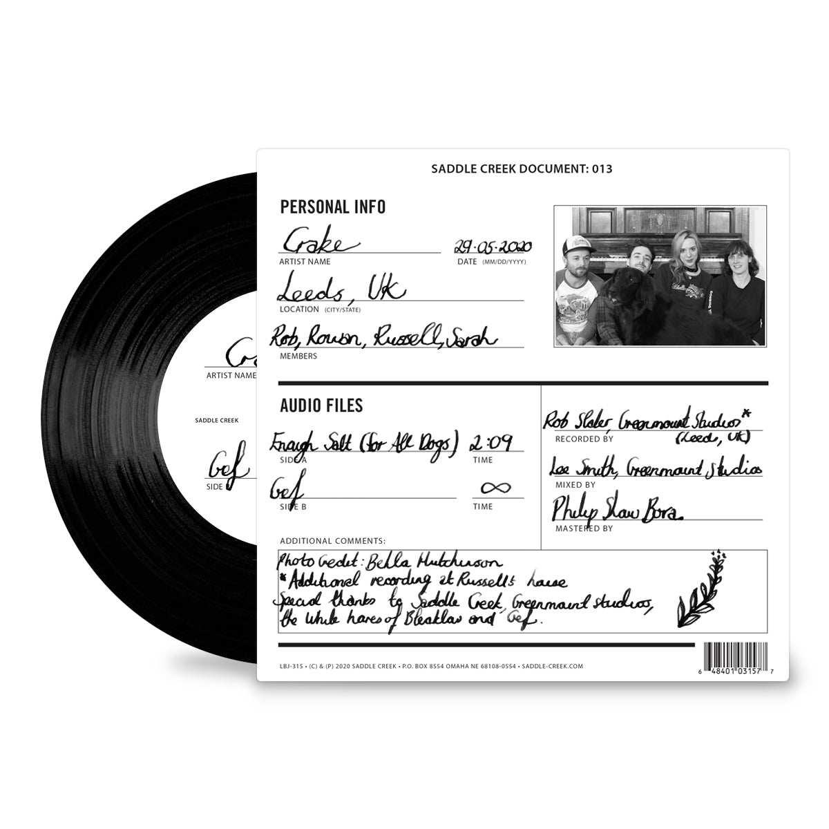 Enough Salt (For All Dogs) b/w Gef