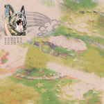 LBJ-365: feeble little horse - Girl with Fish

Album cover description: pastel collage with image of barking German Shepherd